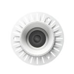 12W GU10 Recessed LED Swivel Spotlight, 75mm Cutout, Anti-Glare Ceiling Downlight, Black Housing - Gallery Image